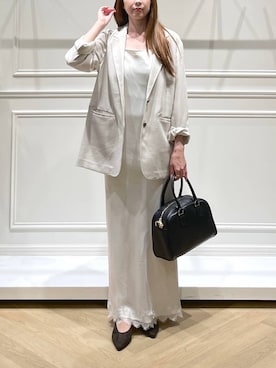 「A part by（アパートバイ）のアイテム（ジャケット/アウター）」を使った、cocoさん（レディース・160cm）の夏コーディネート