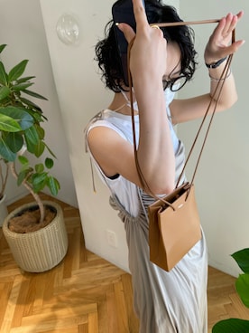 「MEDEA（メデア）のアイテム」を使った、chihiroさん（レディース・158cm）の夏コーディネート