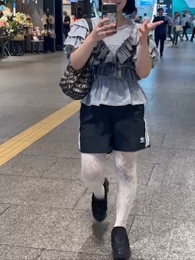 「アイテム（その他トップス）」を使った、たかこさん（レディース・158cm）の夏コーディネート