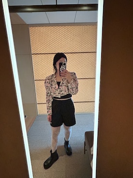 「Auntie Rosa Holiday（アンティローザホリデー）のアイテム」を使った、たかこさん（レディース・158cm）の秋コーディネート