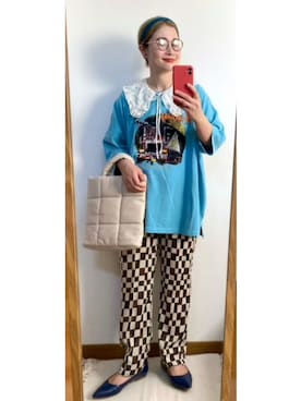 「SLOBE IENA（スローブイエナ）のアイテム（パンプス）」を使った、たかこさん（レディース・158cm）の秋コーディネート