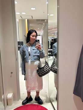 「SANSeLF（サンセルフ）のアイテム」を使った、たかこさん（レディース・158cm）の春コーディネート