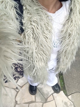 「アイテム（スウェットパンツ）」を使った、たかこさん（レディース・158cm）の秋コーディネート