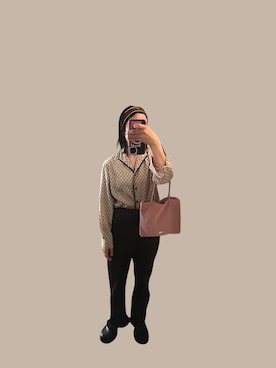 「STUDIOUS(ステュディオス)のアイテム」を使った、たかこさん(レディース・158cm)の秋コーディネート