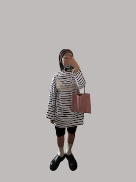 「BEAMS BOY（ビームスボーイ）のアイテム」を使った、たかこさん（レディース・158cm）の秋コーディネート