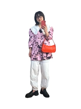「SANSeLF（サンセルフ）のアイテム（チュニック）」を使った、たかこさん（レディース・158cm）の春コーディネート