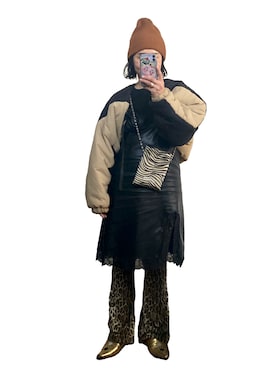 「SANSeLF（サンセルフ）のアイテム」を使った、たかこさん（レディース・158cm）の冬コーディネート