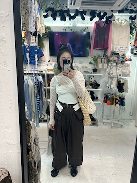 「MEMECLE（メメクル）のアイテム」を使った、たかこさん（レディース・158cm）の夏コーディネート