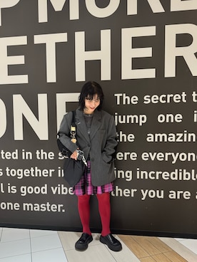 「アイテム（スカート）」を使った、たかこさん（レディース・158cm）の秋コーディネート