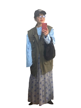 「mici（ミチ）のアイテム」を使った、たかこさん（レディース・158cm）の春コーディネート