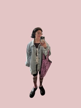 「SANSeLF（サンセルフ）のアイテム」を使った、たかこさん（レディース・158cm）の春コーディネート