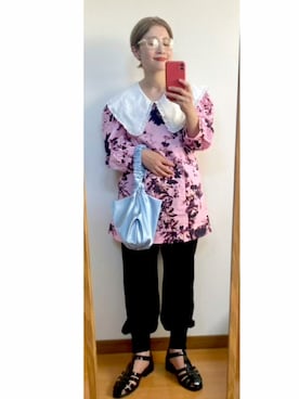「SANSeLF（サンセルフ）のアイテム（チュニック）」を使った、たかこさん（レディース・158cm）の夏コーディネート