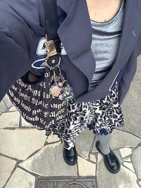 「アイテム（タイツ/ストッキング）」を使った、たかこさん（レディース・158cm）の秋コーディネート