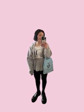 「SANSeLF（サンセルフ）のアイテム」を使った、たかこさん（レディース・158cm）の春コーディネート