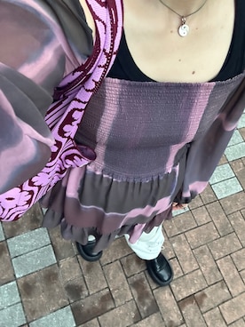 「アイテム（その他シューズ）」を使った、たかこさん（レディース・158cm）の秋コーディネート