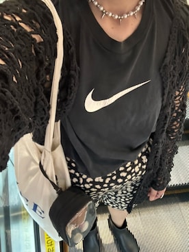 「Emma Francis（エマフランシス）のラバー レインブーツ（レインシューズ、ブラック系）」を使った、たかこさん（レディース・158cm）の秋コーディネート