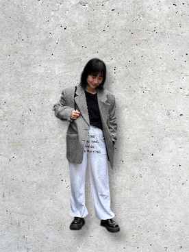 「アイテム（バックパック/リュック）」を使った、たかこさん（レディース・158cm）の冬コーディネート