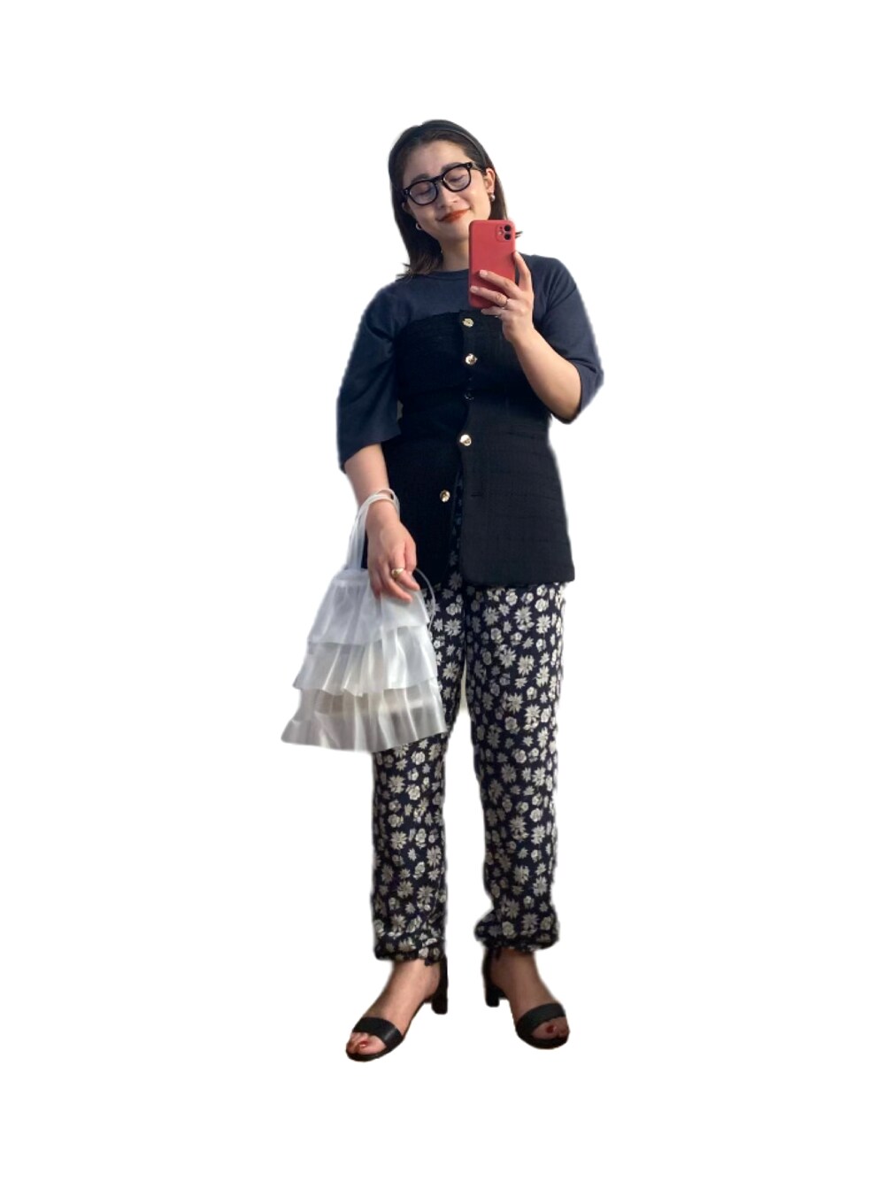 FUMIE=TANAKA × Ray BEAMS / アート フラワー パンツ Ray BEAMS（レイビームス）の「FUMIE=TANAKA × Ray BEAMS / 別注