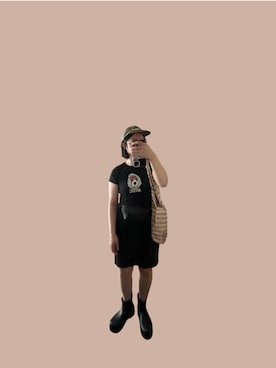 「SANSeLF（サンセルフ）のアイテム」を使った、たかこさん（レディース・158cm）の春コーディネート