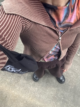 「SANSeLF（サンセルフ）のアイテム」を使った、たかこさん（レディース・158cm）の春コーディネート