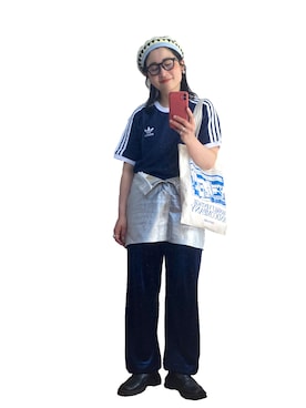 「Firsthand（ファーストハンド）のアイテム（帽子）」を使った、たかこさん（レディース・158cm）の春コーディネート