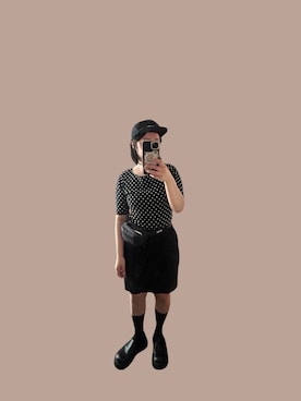 「HOLIDAY（ホリデイ）のアイテム」を使った、たかこさん（レディース・158cm）の夏コーディネート