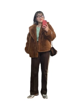 「SLOBE IENA（スローブイエナ）のアイテム（スウェット）」を使った、たかこさん（レディース・158cm）の冬コーディネート