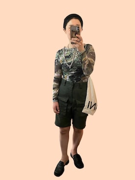 「アイテム（その他トップス）」を使った、たかこさん（レディース・158cm）の秋コーディネート