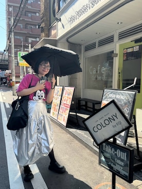 「アイテム（チョーカー）」を使った、たかこさん（レディース・158cm）の秋コーディネート