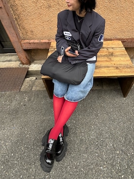 「MURUA（ムルーア）のアイテム」を使った、たかこさん（レディース・158cm）の秋コーディネート