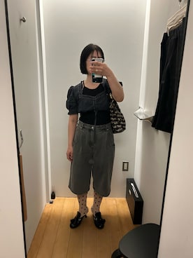 「LA BELLE ETUDE（ラベルエチュード）のアイテム」を使った、たかこさん（レディース・158cm）の夏コーディネート