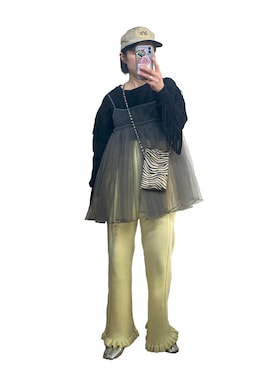 「SANSeLF（サンセルフ）のアイテム（チュニック）」を使った、たかこさん（レディース・158cm）の冬コーディネート