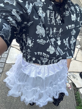 「アイテム（チョーカー）」を使った、たかこさん（レディース・158cm）の夏コーディネート