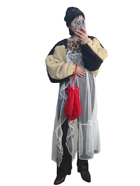 「HOLIDAY（ホリデイ）のアイテム（ショルダーバッグ）」を使った、たかこさん（レディース・158cm）の秋コーディネート
