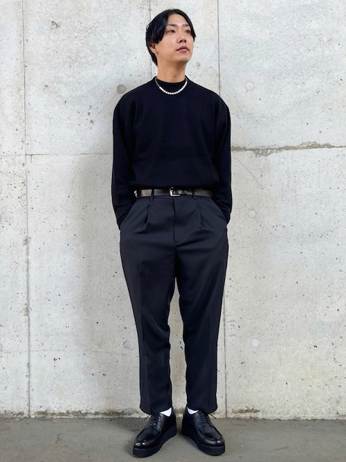 セール】ライトスルーイージーワイドパンツ（スラックス