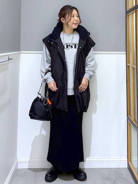 「アイテム（その他アウター）」を使った、goさん（レディース・160cm・40代）の秋コーディネート