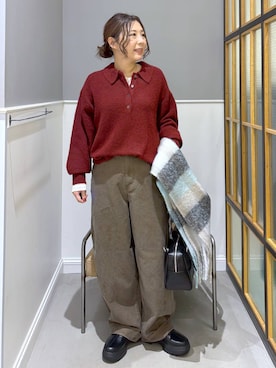 goさん（レディース・160cm）の冬コーディネート