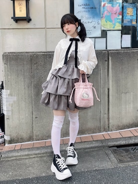 ゆえにさん(レディース・154cm)の秋コーディネート