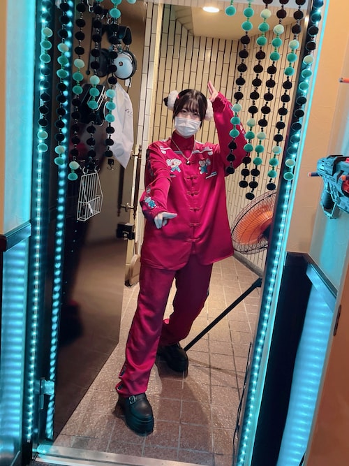 太極拳アスリート熊のジャージを使った人気ファッション