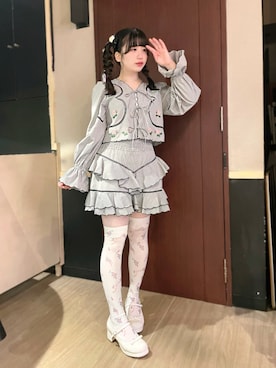 「アイテム（タンクトップ）」を使った、愛ゆえにさん（レディース・154cm）の秋コーディネート