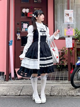 「アイテム（ヘアアクセサリー）」を使った、愛ゆえにさん（レディース・154cm）の秋コーディネート