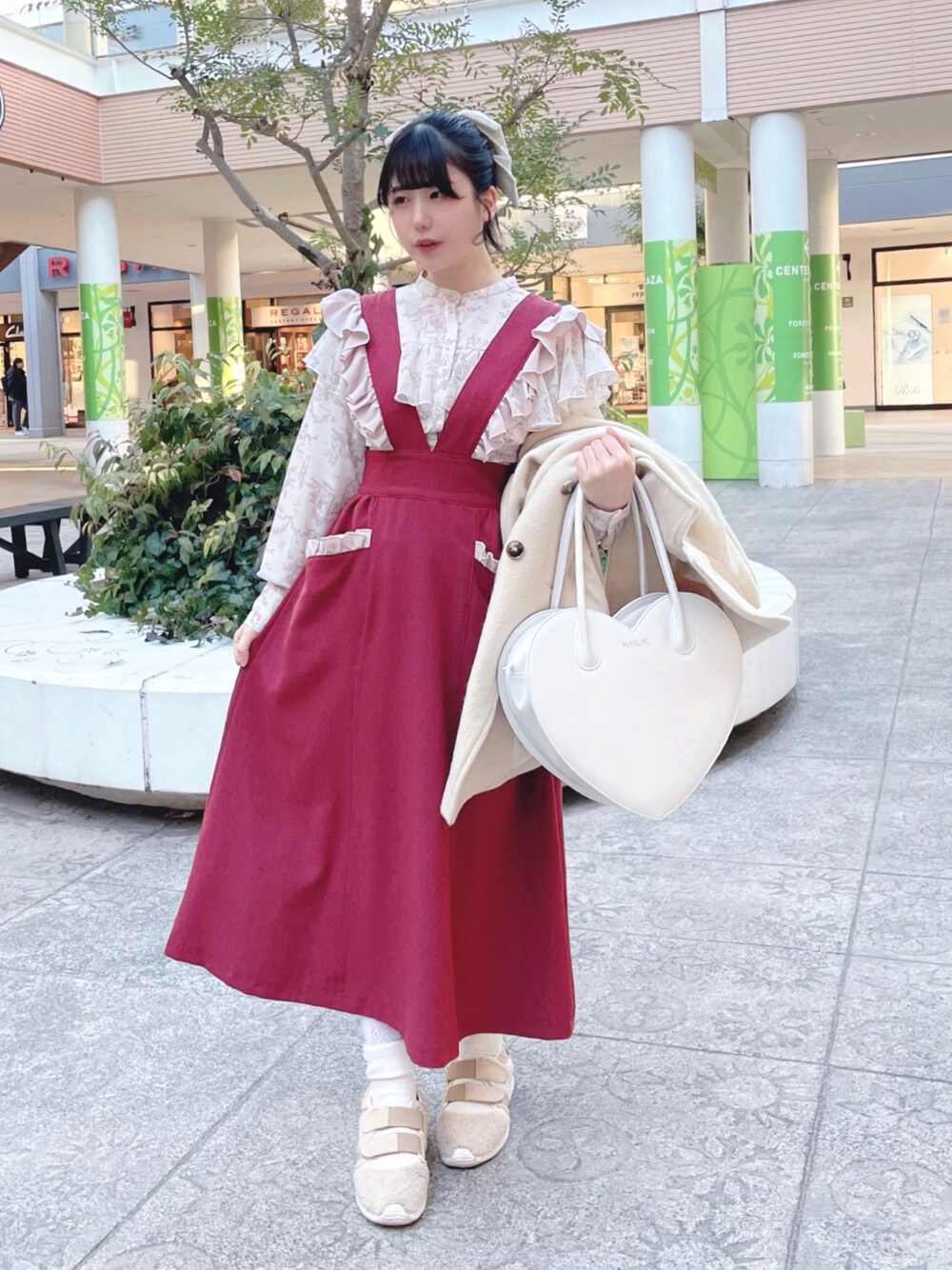 MILK（ミルク）の「ハート バッグ（ハンドバッグ）」 - WEAR