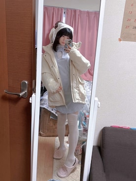 「chloma（クロマ）のアイテム」を使った、愛ゆえにさん（レディース・154cm）の冬コーディネート