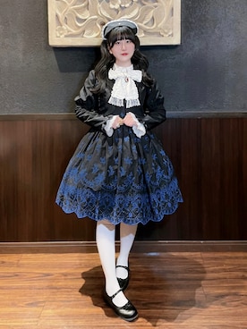 「Angelic Pretty（アンジェリックプリティ）のアイテム」を使った、ゆえにさん（レディース・154cm）の春コーディネート