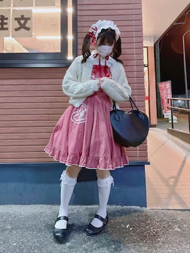 「Metamorphose（メタモルフォーゼ）のアイテム」を使った、ゆえにさん（レディース・154cm）の秋コーディネート