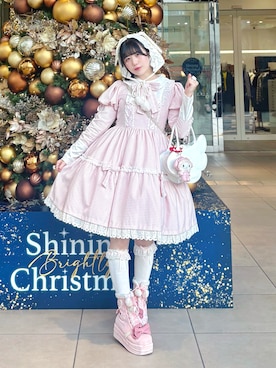 「アイテム（ポンチョ）」を使った、愛ゆえにさん（レディース・154cm）の冬コーディネート