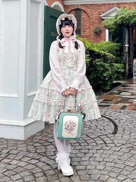 「アイテム（ヘアアクセサリー）」を使った、愛ゆえにさん（レディース・154cm）の秋コーディネート