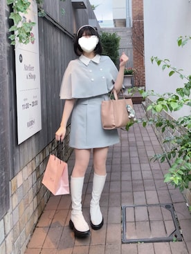 ゆえにさん(レディース・154cm)の秋コーディネート