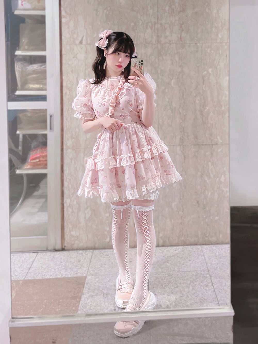 Fiorforte（フィオルフォルテ）の「Ribbon rose garden onepiece