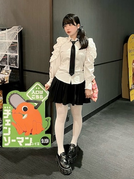 「アイテム（フォーマルスーツ/小物）」を使った、愛ゆえにさん（レディース・154cm・20代）の秋コーディネート